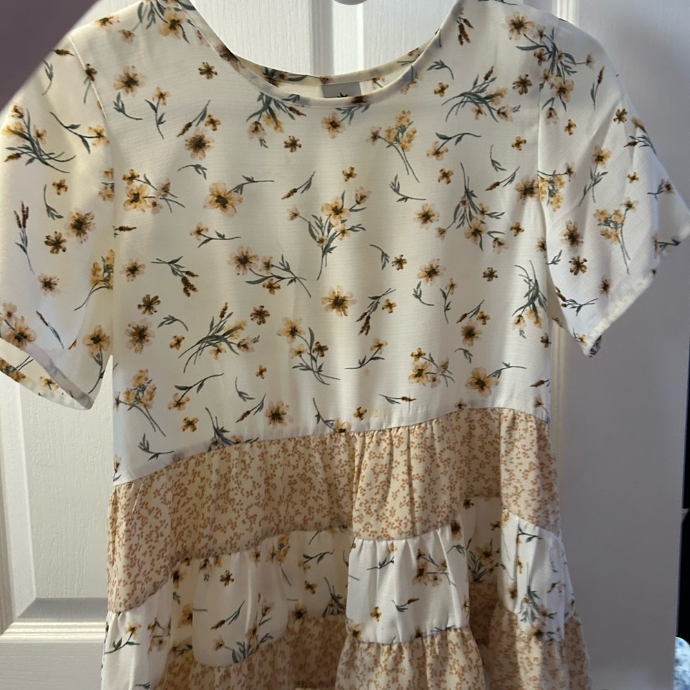 Floral Tiered Top